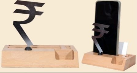 metal table top mobile with rs